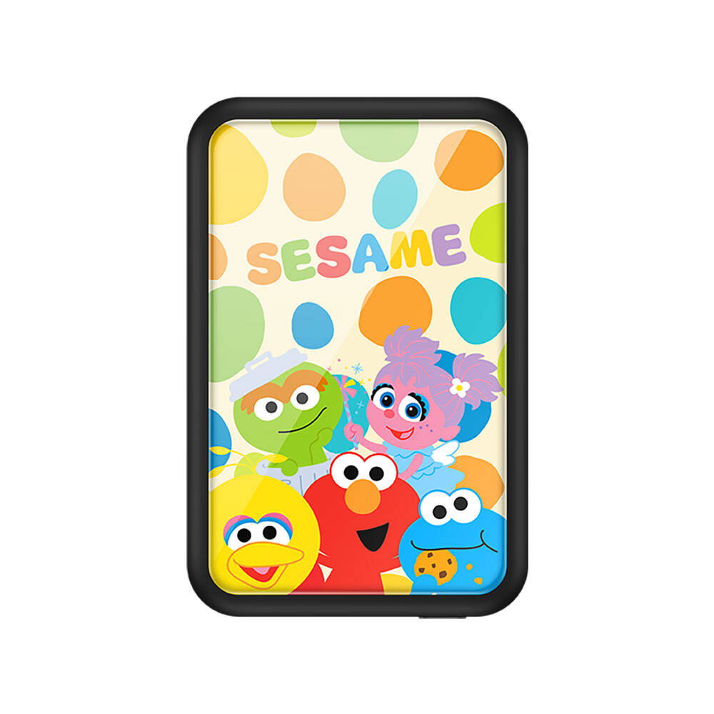 Casebang MP12 Battery Pack Q Sesame Street Serisi Kablosuz Taşınabilir Powerbank 6000mAh Casebang MP12 Battery Pack Q Sesame Street Serisi Kablosuz Taşınabilir Powerbank 6000mAh